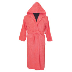 Халат за Юноши цвят Корал